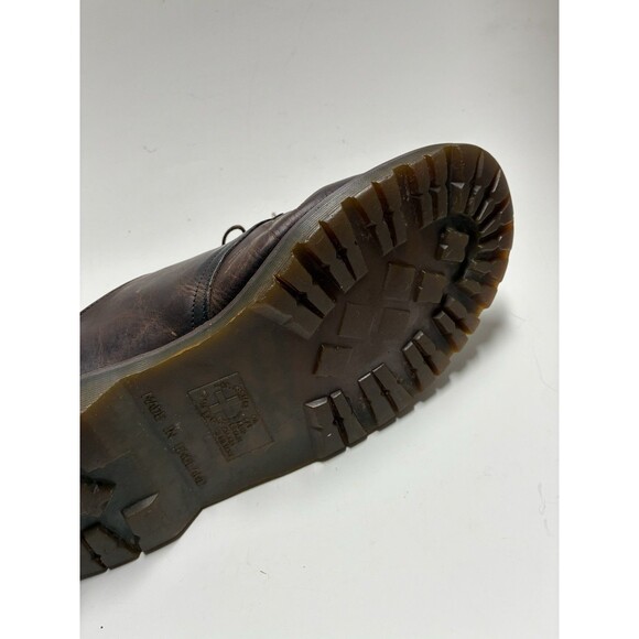 VINTAGE Doc Martens Oxford Shoes Made in England Leather Mens 11 Brown Oxford